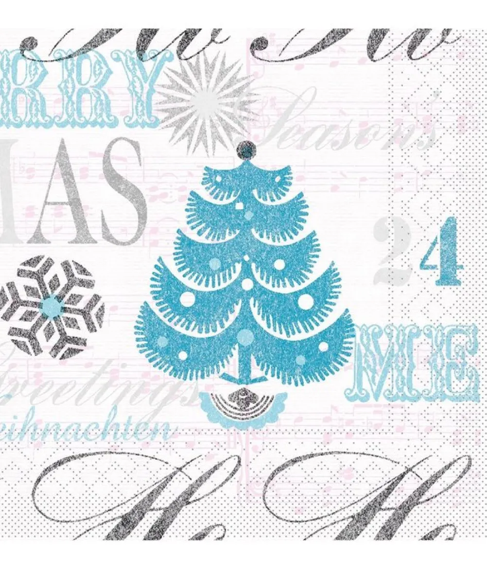 Servietter Xmas Greetings