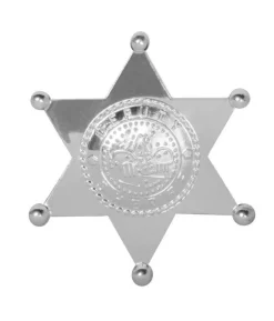 Sheriffstjerne, sølv