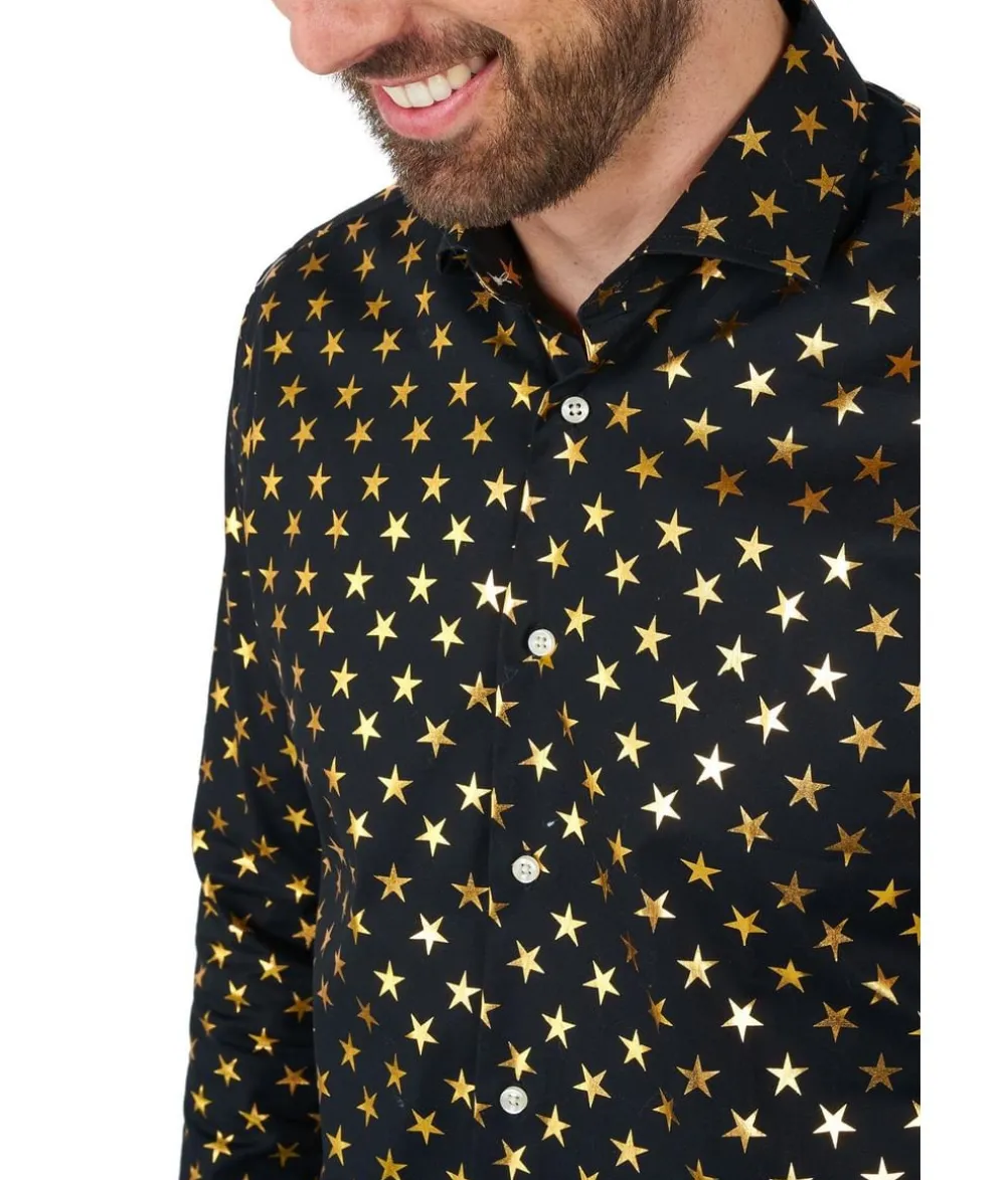 Shiny Polka Star skjorte