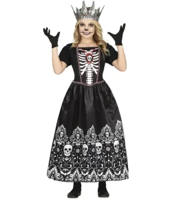 Skelet dronning kostume