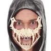 Skeletkæbe halvmaske