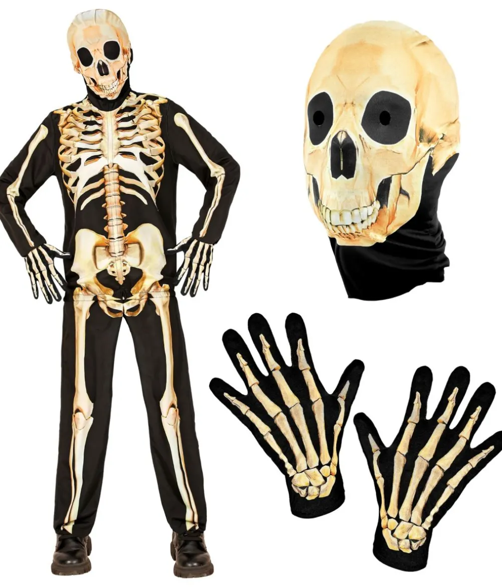 Skelet kostume til børn