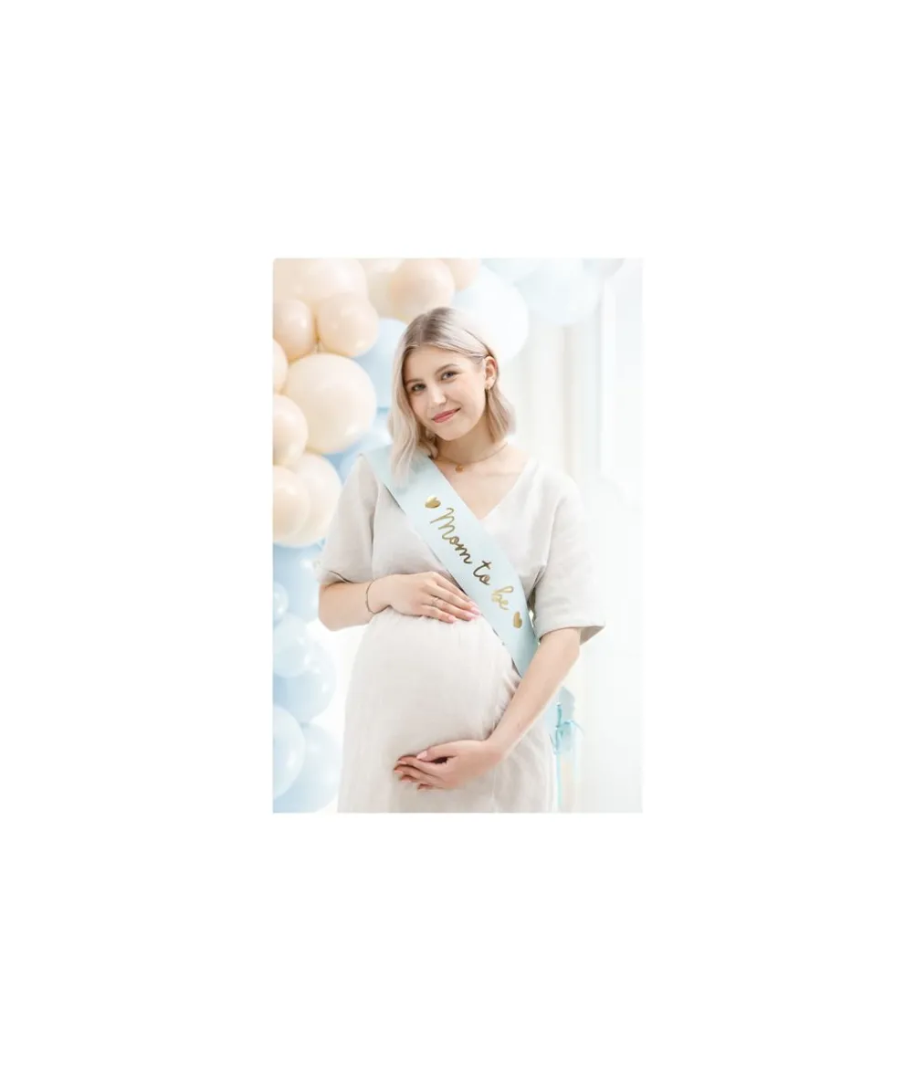 Skærf MOM TO BE blå