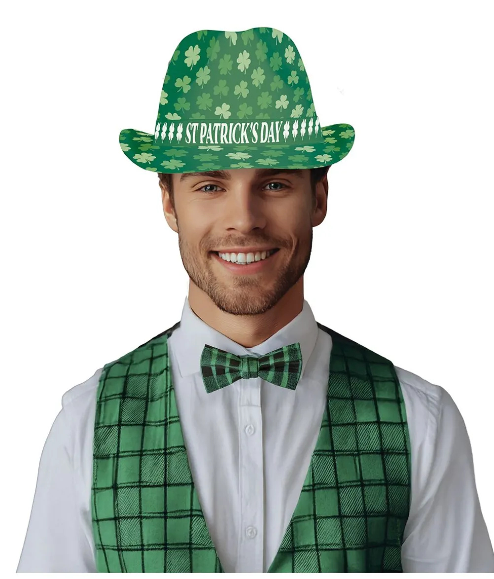 Skt Patrick kløver hat