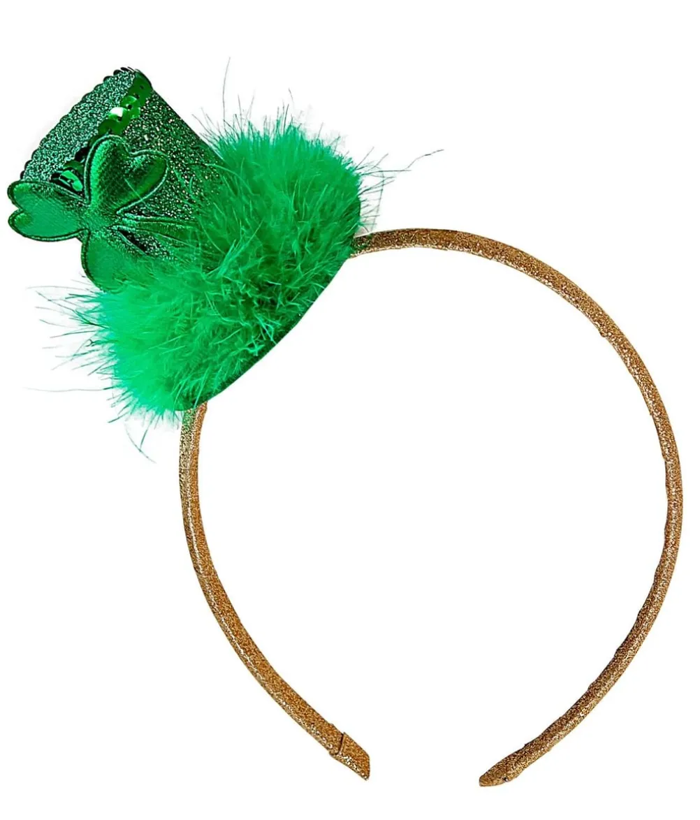 Skt Patrick minihat på hårbøjle