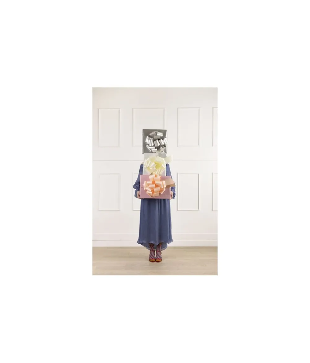 Sløjfe pudderpink, 30 cm