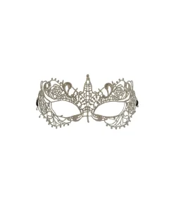 Sølv blonde halvmaske