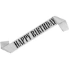 Sølv Happy Birthday skærf