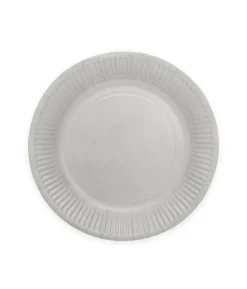 Sølv paptallerkner, 23cm 8 stk