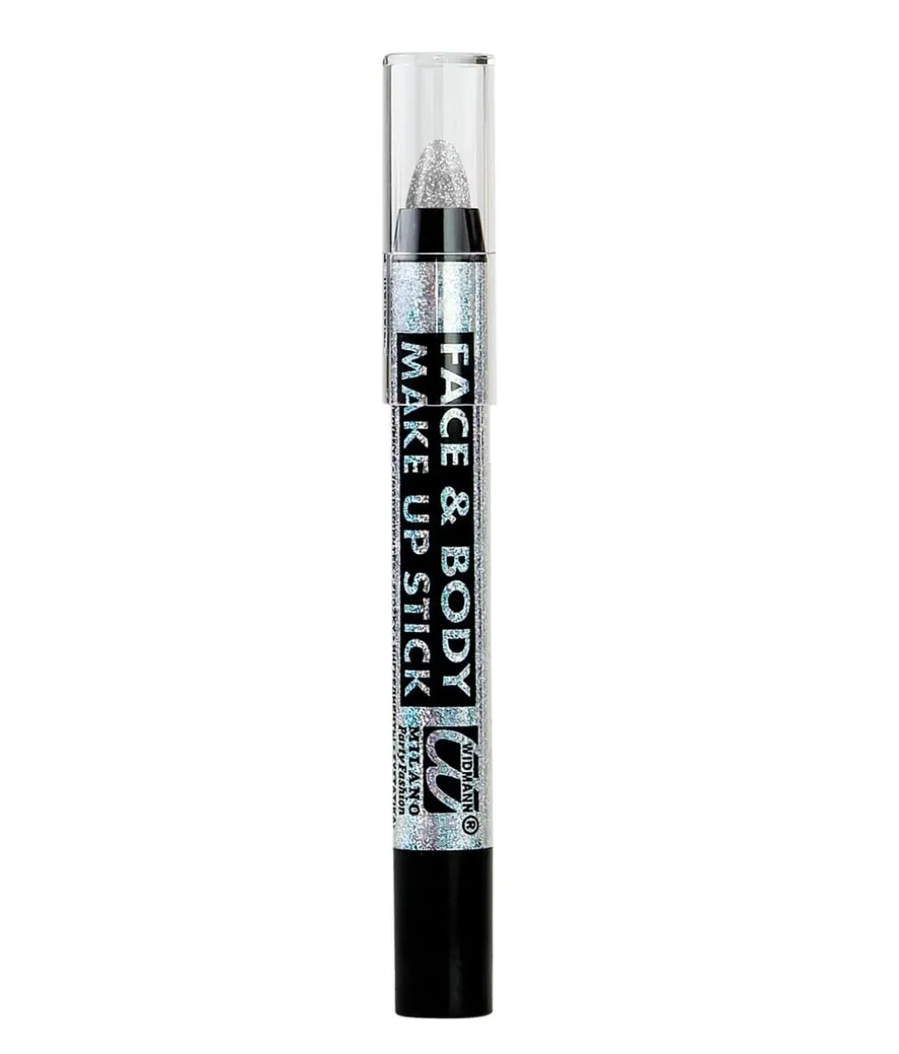 Sølv sminkestift med glimmer