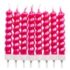 Snoede kagelys, pink