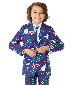 Snowman Blue jakkesæt
