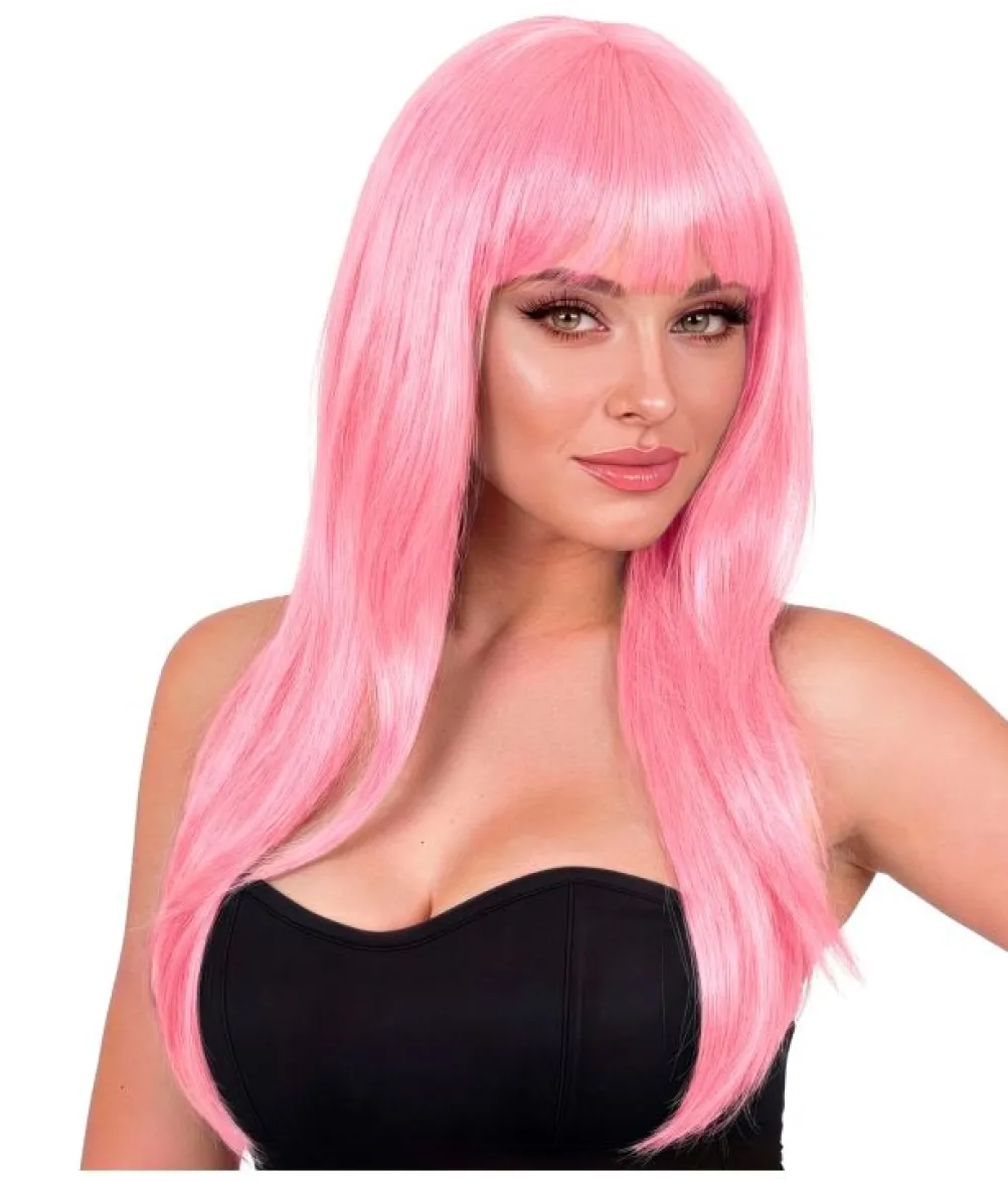 Soft pink Vogue paryk
