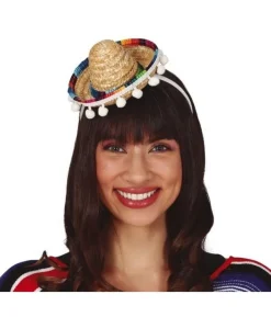 Sombrero på hårbøjle