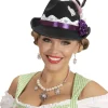 Sort Bavarian fedorahat