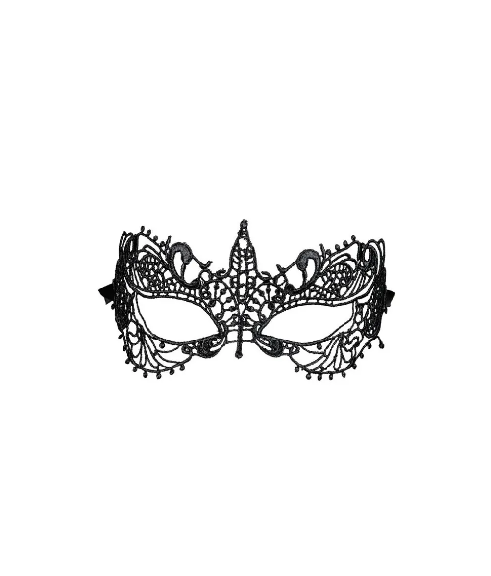 Sort blonde halvmaske