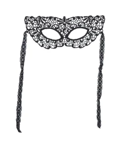 Sort blonde halvmaske