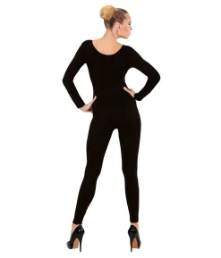 Sort bodysuit, dame