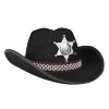 Sort Cowboyhat, barn