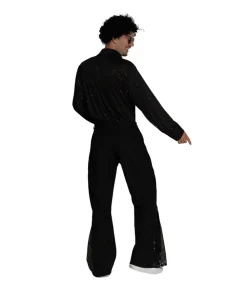 Sort Disko kostume