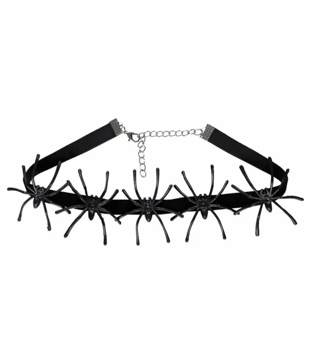 Sort edderkop choker