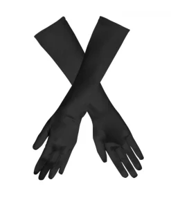 Sorte lange handsker