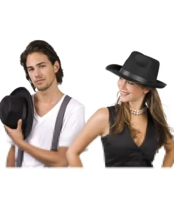 Sort mafia hat