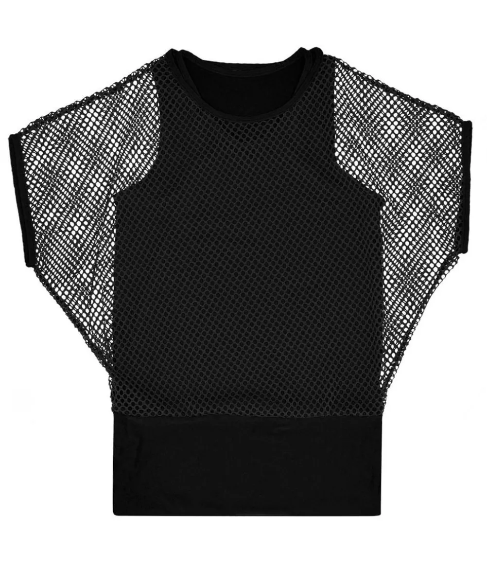 Sort netbluse