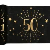 Sort og guld bordløber, 50 år