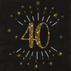 Sort og guld servietter, 40 år