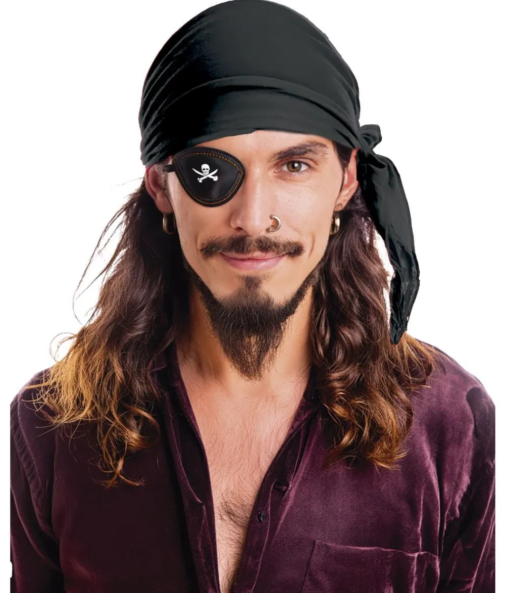 Sort pirat bandana