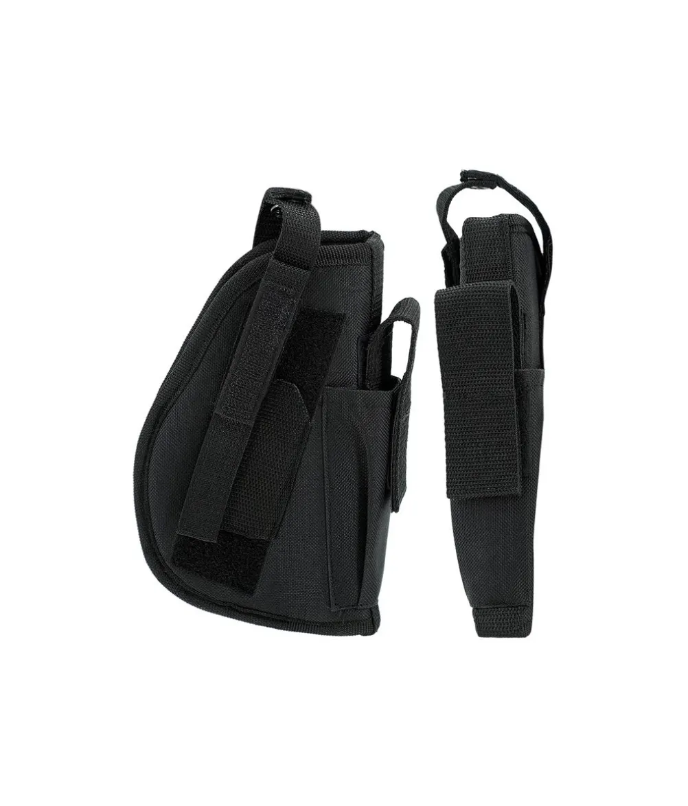 Sort pistol benhylster, højre ben