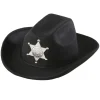 Sort Sherif Cowboyhat, barn