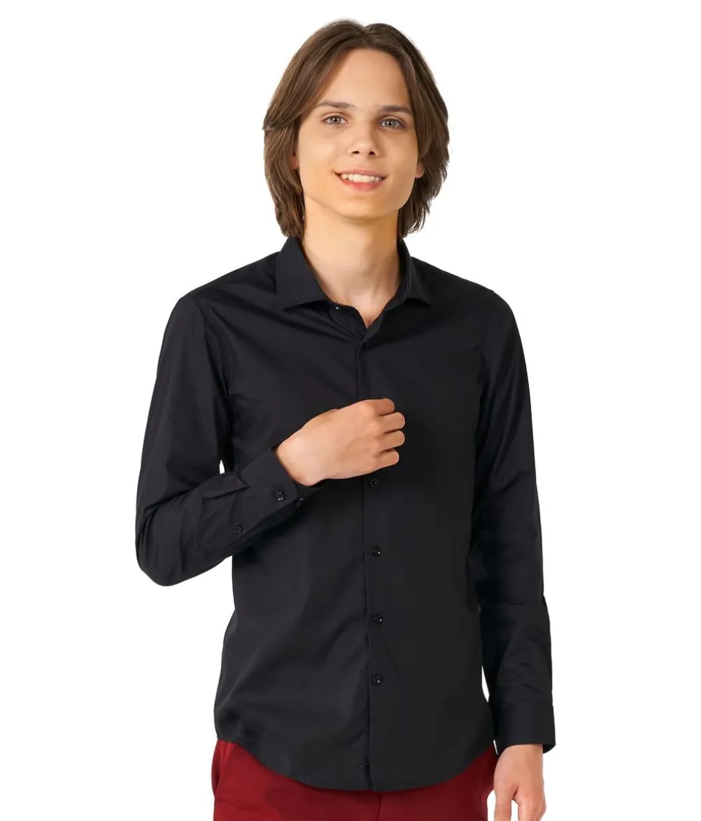 Sort skjorte, teen