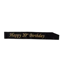 Sort skærf 20 år