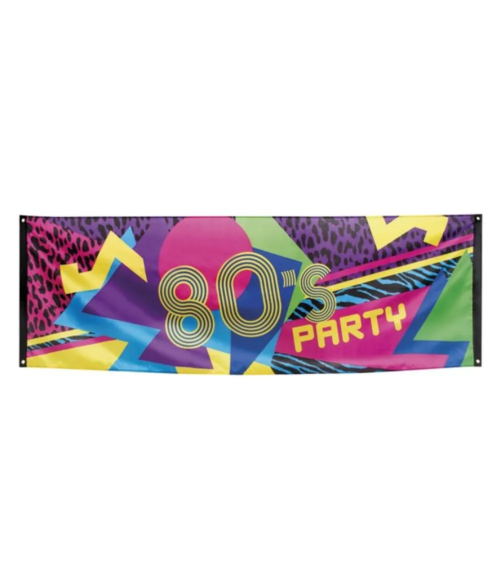 80s Party banner