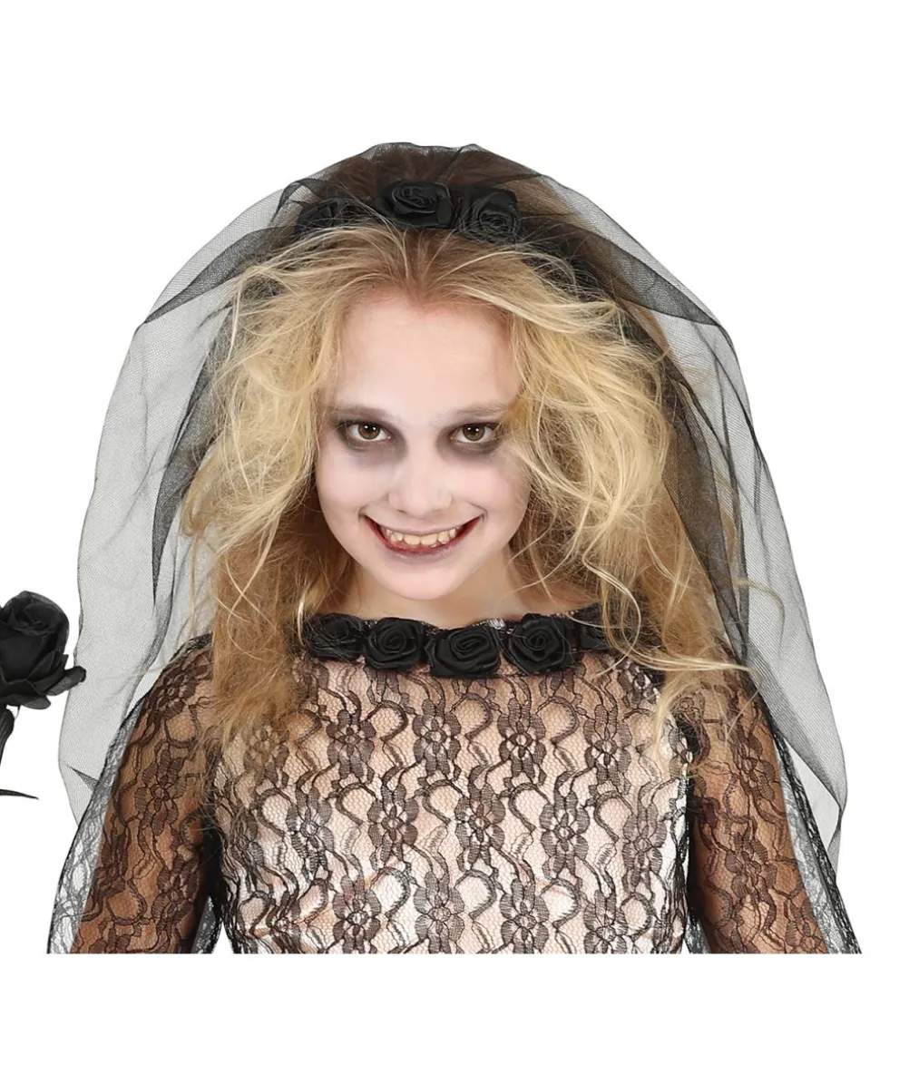 Spøgelsesbrud kostume til piger