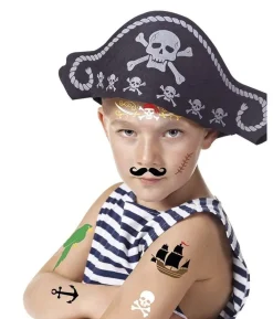Sørøver makeup skabelon
