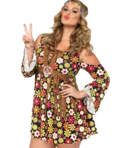 Starflower Hippie kostume Plus