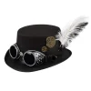 Steampunk hat med briller