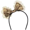 Steampunk hårbøjle med sløjfe