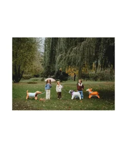 Stående gravhund folieballon