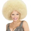 Stor blond afroparyk