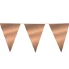 Stor rose gold vimpelguirlande, metallic