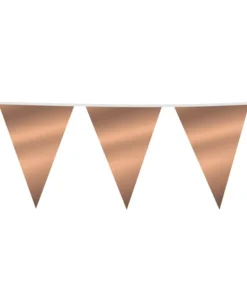 Stor rose gold vimpelguirlande, metallic