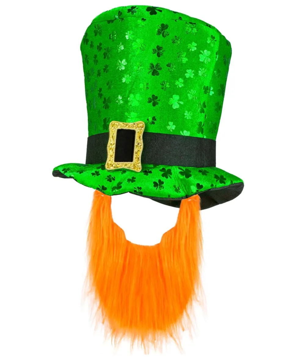 St. Patricks dag hat med skæg