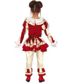 Striped Clown girl kostume