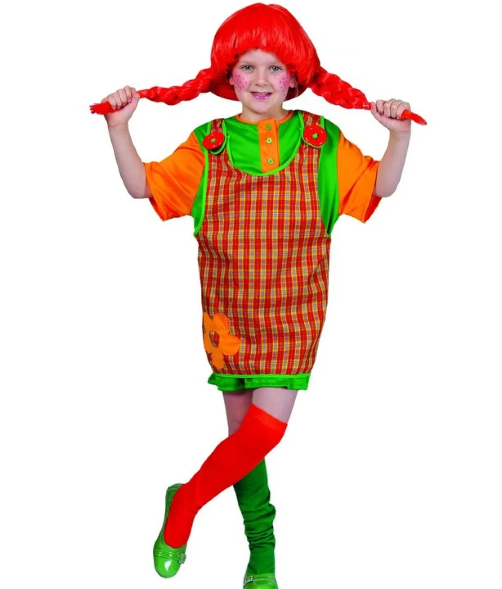 Stærk pige kostume