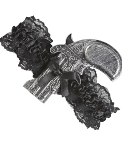 Strømpebånd med antik pistol