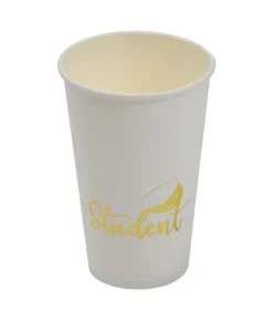 Student papkrus med guld skrift